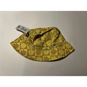Culturefly Yellow Floral Bucket Hat
